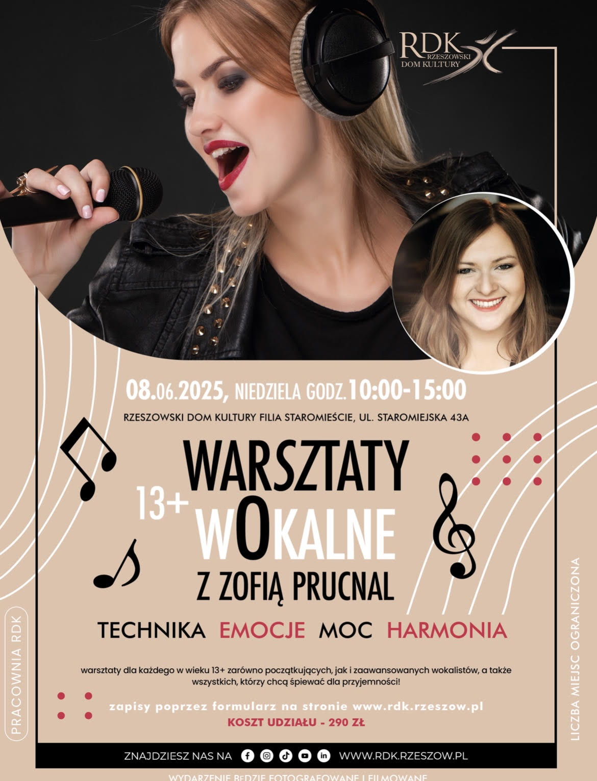 WOCAL WORKSHOP WITH ZOSIA PRUCNAL